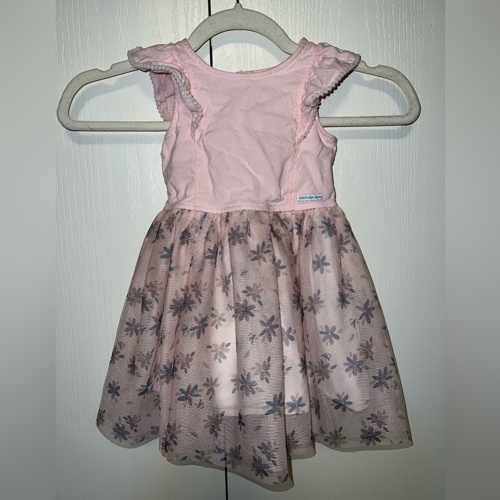 CALVIN KLEIN Little Girl's Floral Dress